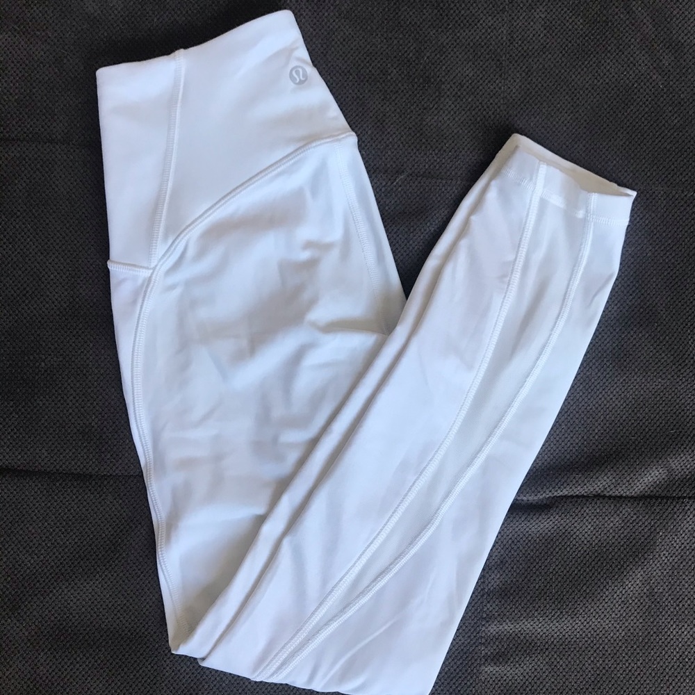 Lululemon white high waist leggings